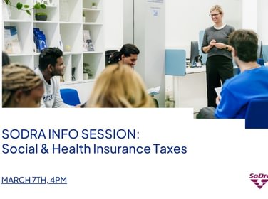 SODRA INFO SESSION: Social & Health Insurance Taxes